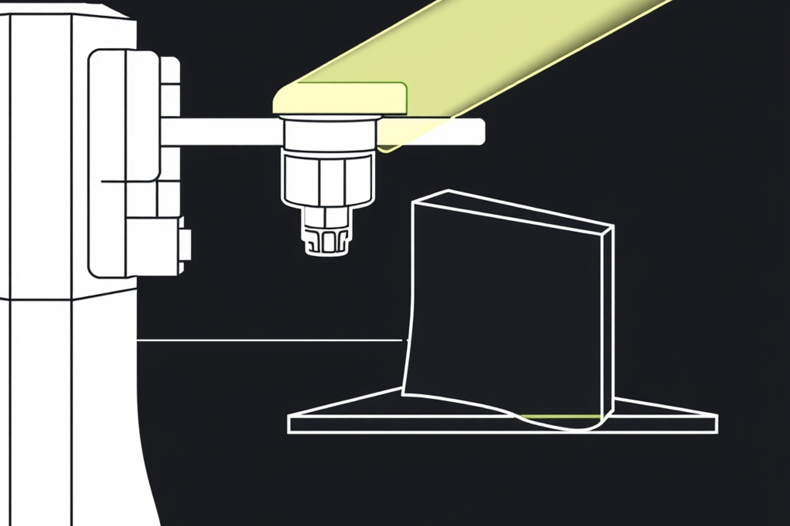 Pieza flexible doblada con extrusor directo